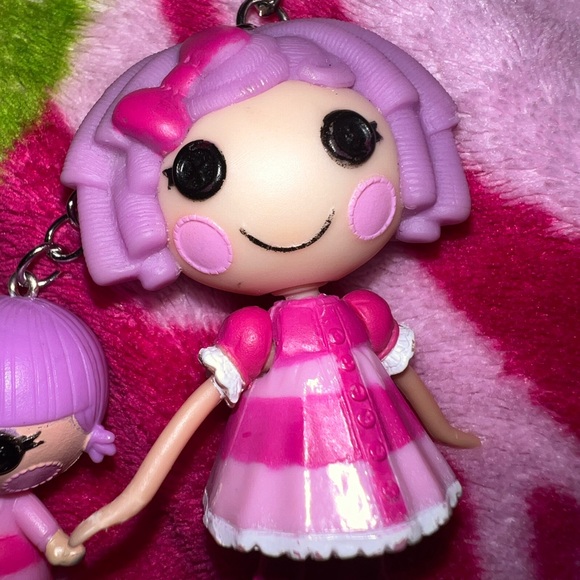 vintage handmade lalaloopsy & lil sister keychain - Picture 3 of 3